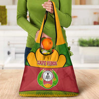 Cape Verde Grocery Bag with One Heart Ten Islands National Emblem Spirit
