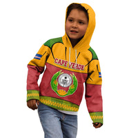Cape Verde Kid Hoodie with One Heart Ten Islands National Emblem Spirit
