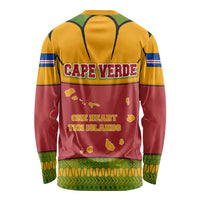 Cape Verde Long Sleeve Shirt with One Heart Ten Islands National Emblem Spirit