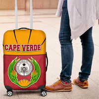 Cape Verde Luggage Cover with One Heart Ten Islands National Emblem Spirit