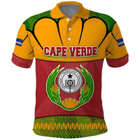Cape Verde Polo Shirt with One Heart Ten Islands National Emblem Spirit