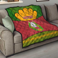 Cape Verde Quilt with One Heart Ten Islands National Emblem Spirit