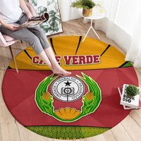 Cape Verde Round Carpet with One Heart Ten Islands National Emblem Spirit