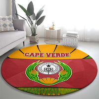 Cape Verde Round Carpet with One Heart Ten Islands National Emblem Spirit