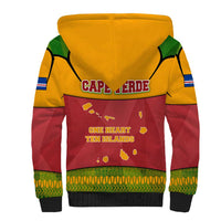Cape Verde Sherpa Hoodie with One Heart Ten Islands National Emblem Spirit