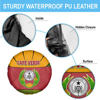 Cape Verde Spare Tire Cover with One Heart Ten Islands National Emblem Spirit