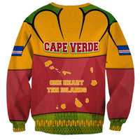 Cape Verde Sweatshirt with One Heart Ten Islands National Emblem Spirit