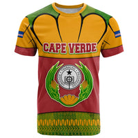 Cape Verde T Shirt with One Heart Ten Islands National Emblem Spirit