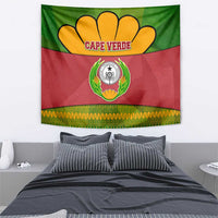 Cape Verde Tapestry with One Heart Ten Islands National Emblem Spirit