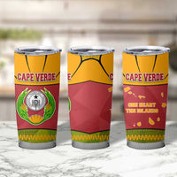 Cape Verde Tumbler Cup with One Heart Ten Islands National Emblem Spirit