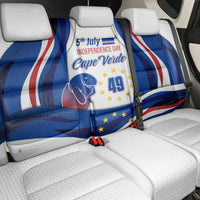 Cape Verde Back Car Seat Cover with Independence Day 5th July Flag Celebration Spirit