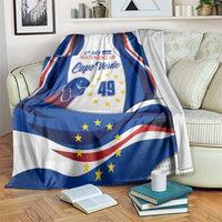 Cape Verde Blanket with Independence Day 5th July Flag Celebration Spirit