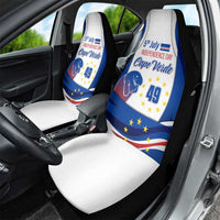 Cape Verde Car Seat Cover with Independence Day 5th July Flag Celebration Spirit