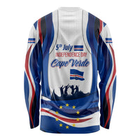 Cape Verde Long Sleeve Shirt with Independence Day 5th July Flag Celebration Spirit