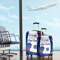 Cape Verde Luggage Cover with Independence Day 5th July Flag Celebration Spirit