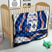 Cape Verde Quilt with Independence Day 5th July Flag Celebration Spirit