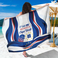 Cape Verde Sarong with Independence Day 5th July Flag Celebration Spirit