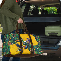 Personalized Brazil Soccer Travel Bag Toucan Football Mascot - Christ the Redeemer - Tropical Floral