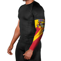 Personalized Colombia Football Vulture Mascot Arm Sleeves Vibrant Barranquilla Carnival Style - Vueltiao Hat And Accordion