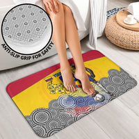 Personalized Colombia Football Bathroom Set Vulture Mascot Sombrero Vueltiao Map
