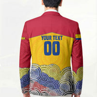 Personalized Colombia Football Blazer Vulture Mascot Sombrero Vueltiao Map