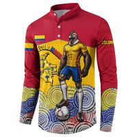 Personalized Colombia Football Button Sweatshirt Vulture Mascot Sombrero Vueltiao Map