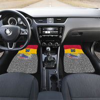 Personalized Colombia Football Car Mats Vulture Mascot Sombrero Vueltiao Map