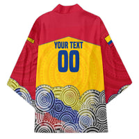 Personalized Colombia Football Kimono Vulture Mascot Sombrero Vueltiao Map
