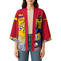 Personalized Colombia Football Kimono Vulture Mascot Sombrero Vueltiao Map