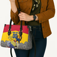 Personalized Colombia Football Leather Bag Vulture Mascot Sombrero Vueltiao Map