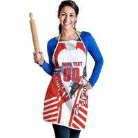 Personalized Paraguay Soccer Apron Harpy Eagle Mascot Football Flag