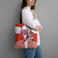 Personalized Paraguay Soccer Tote Bag Harpy Eagle Mascot Football Flag