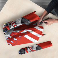 Personalized Paraguay Soccer Umbrella Harpy Eagle Mascot Football Flag