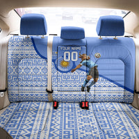 Personalized Uruguay Soccer Champions Back Car Seat Cover Uruguayan Football Sun Of May Bull Mascot
