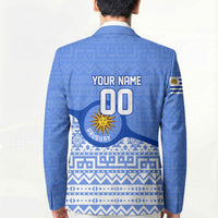 Personalized Uruguay Soccer Champions Blazer Uruguayan Football Sun Of May Bull Mascot