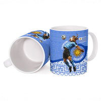 Personalized Uruguay Soccer Champions Ceramic Mug Uruguayan Football Sun Of May Bull Mascot