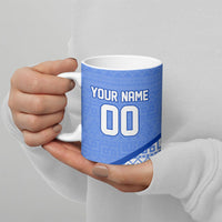 Personalized Uruguay Soccer Champions Ceramic Mug Uruguayan Football Sun Of May Bull Mascot