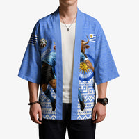 Personalized Uruguay Soccer Champions Kimono Uruguayan Football Sun Of May Bull Mascot