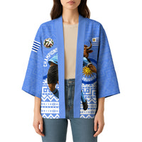 Personalized Uruguay Soccer Champions Kimono Uruguayan Football Sun Of May Bull Mascot