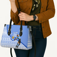Personalized Uruguay Soccer Champions Leather Bag Uruguayan Football Sun Of May Bull Mascot