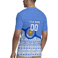 Personalized Uruguay Soccer Champions Rugby Jersey Uruguayan Football Sun Of May Bull Mascot