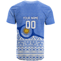 Personalized Uruguay Soccer Champions T Shirt Uruguayan Football Sun Of May Bull Mascot