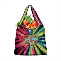 Lithuania Tie Dye Basketball Grocery Bag with Skeleton Dunk Graphic and Retro Colors - Wonder Print Shop