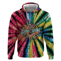 Lithuania Tie Dye Basketball Hoodie with Skeleton Dunk Graphic and Retro Colors - Wonder Print Shop