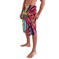 Lithuania Tie Dye Basketball Lavalava with Skeleton Dunk Graphic and Retro Colors - Wonder Print Shop