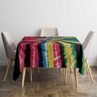 Lithuania Tie Dye Basketball Tablecloth with Skeleton Dunk Graphic and Retro Colors - Wonder Print Shop