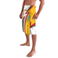 Lithuania Flag Colors Lavalava with Vytis Knight Design and Bold Lightning Motif - Wonder Print Shop