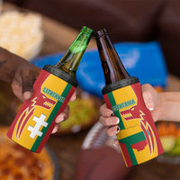 Lithuania Red 4 in 1 Can Cooler Tumbler with Bold Vytis Cross Design and Tricolor Flag Accents - Wonder Print Shop