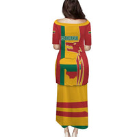 Lithuania Red Puletasi with Bold Vytis Cross Design and Tricolor Flag Accents - Wonder Print Shop