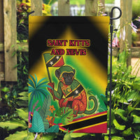 Saint Kitts and Nevis Garden Flag with Coat of Arms and Flag Pattern Design - Wonder Print Shop